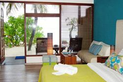 Maldives scuba diving holiday - Eriyadu Island Resort. Standard room.